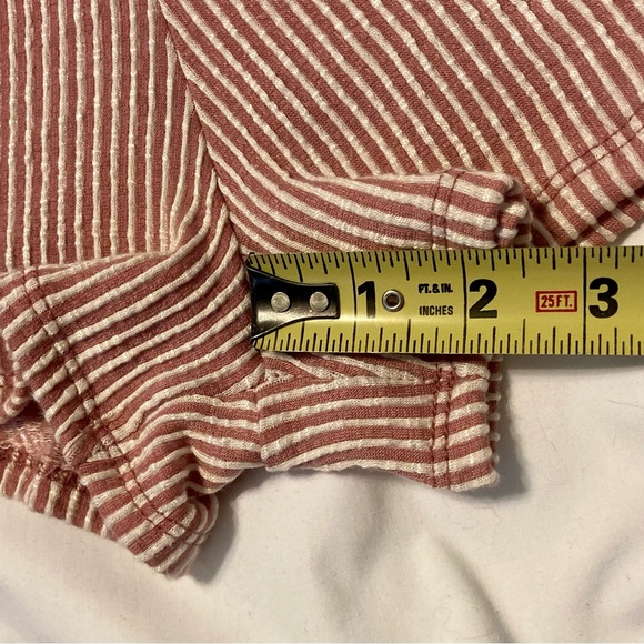 Comfy striped mauve romper S - Picture 4 of 10